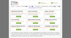 Desktop Screenshot of kritikainfotech.com